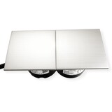 thumbnail of BACHMANN DUE 2x deksel rvs look