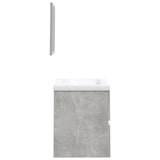 thumbnail of Helloshop26 - Badezimmer-Waschtisch mit Waschbecken und Spiegel Betongrau 02_0006644