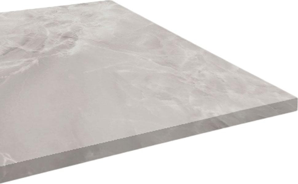 Restootab - Tischplatte 160x80 Dekor Marmor perla