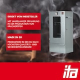 thumbnail of Räucherofen 7000 - 81x28x40 cm - Premium Räucherschrank - Legierter Stahl - Smoker mit Sichtfenster & Thermometer