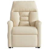 thumbnail of vidaXL Elektrischer Massagesessel mit Aufstehhilfe Creme Stoff