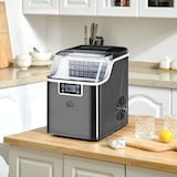 thumbnail of HOMCOM Macchina per Ghiaccio 20kg in 24 Ore Autopulente Nero
