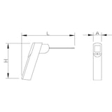 thumbnail of Termómetro digital com pistola e sonda 75x30x160 mm.