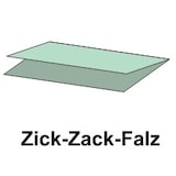 thumbnail of 20 X 250 Blatt Handtuchpapier V-Falz 23 cm x 25 cm grün Zick Zack, 1-lagig