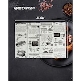 thumbnail of Einschlagpapier fettabweisend 25x25 cm Weiß – 7200 Blatt | FRITZTOWN® DELI Paper | Burgerpapier | Sandwichpapier  |  Verpackungspapier Lebensmittel