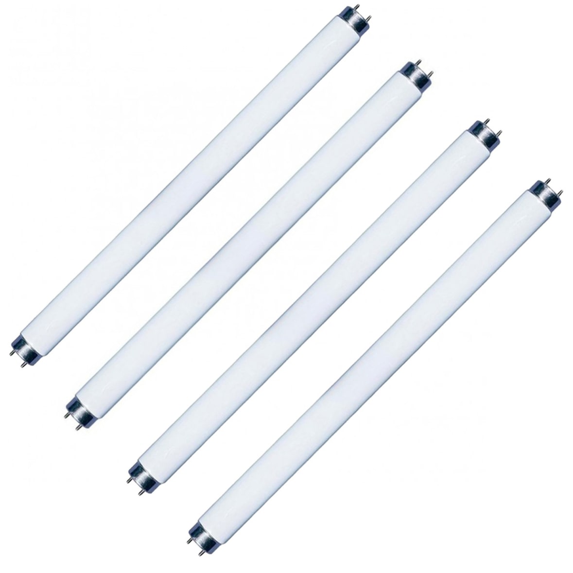 4 X Tubes De Rechange 15w Pour Destructeur D'insectes Elkc349nw Usage Non Intensif Electris
