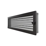 thumbnail of Kaminlüftungsgitter 17x49 Graphit mit Rollladen