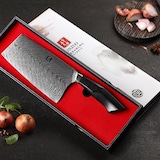 thumbnail of XinZuo - Damast Hackmesser (Chinesisches Hackmesser) - B32 Feng Serie