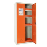 thumbnail of SimonRack Armoire Phytosanitaire Homologuée 1800x800x400, Armoire Produits Chimiques et Pesticides, Gris/Orange - Simonlocker