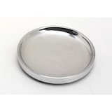 thumbnail of Kerzenteller, Dekoteller Alu Silber poliert Ø 10 cm ideal für Kerzen, Taufkerzen, Hochzeitskerzen