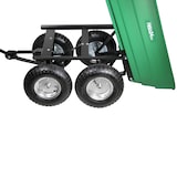 thumbnail of Transportwagen 300 kg Gartenwagen kippbar Handwagen Kippwagen für Rasentraktor L