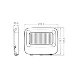 thumbnail of Alcapower Proiettore LED PRO 100W 220-240V, Temperatura Colore CCT 3000K-4000K-6000K Selezionabile, IP66, IK06, Alta Resistenza alla Corrosione C3