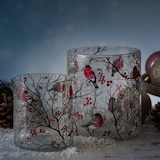 thumbnail of Teelichthalter GIMPEL Windlicht Bruchglasoptik H: 10cm D: 9cm