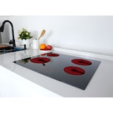 thumbnail of PKM Kochfeld KHKF4 G autark Einbau 60cm Glaskeramik schwarz Timer und Touch-Control