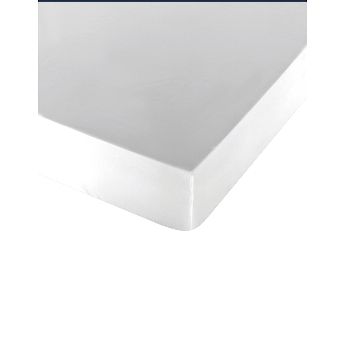 Lençol liso 180 algodão extra macio fabricado na Espanha Branco Naturals