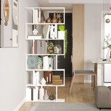 thumbnail of HOMCOM Libreria Moderna a Muro con 6 Ripiani in Legno 80x24x191cm