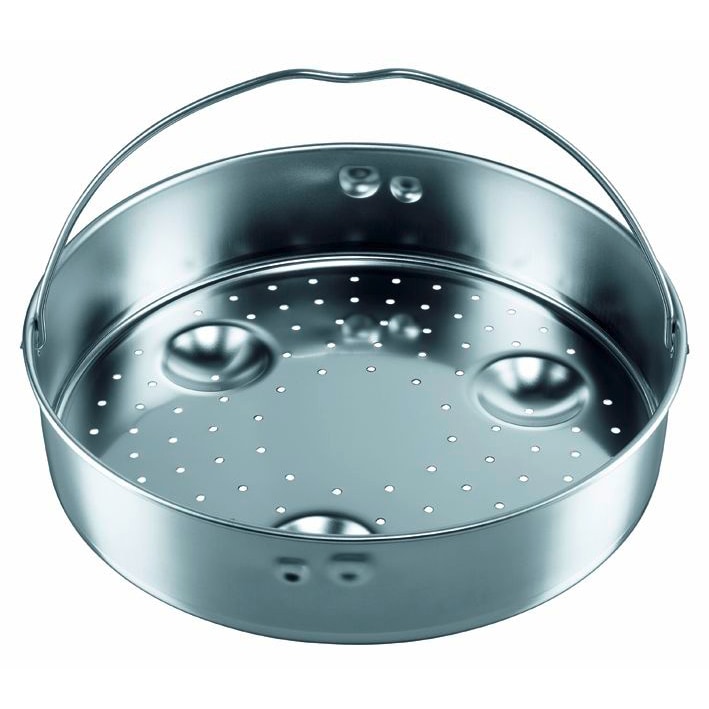 Silit Sicomatic Einsatz, aus Edelstahl, gelocht, Ø 22 cm, für alle Sicomatic Schnellkochtöpfe
