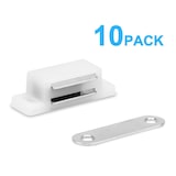 thumbnail of Intirilife 10x Magnetschnäpper in WEISS - 4.6 x 1.5 cm - Magnetischer Türschließer mit einer Haltekraft von 3-4kg