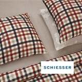 thumbnail of Schiesser Bettwäscheset Nordic - Feinbiber - 2-teilig - 135 x 200 cm - Greige