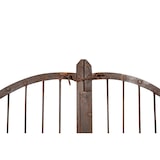 thumbnail of Biscottini Cancelli ingresso 118x6x200 cm - Cancelletto da giardino esterno - Recinzione da giardino - Cancello in ferro battuto