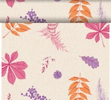 thumbnail of Duni Dunicel® Tête-à-Tête-Tischläufer 0,4 x 24 m Bright Autumn, 4 Stk/Krt (4 x 1 Stk)