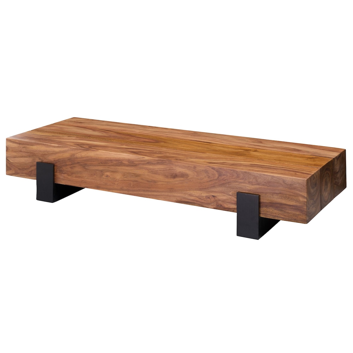 WOHNLING Couchtisch Wohnzimmertisch Holz Massiv Sofatisch Tisch Wohnzimmer
