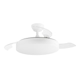 thumbnail of Orbegozo ventilador de techo aspas retráctiles con luz CP 140105, motor DC, 6 velocidades, mando a distancia, temporizador, diámetro 105 cm, 35 W