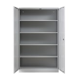 thumbnail of PROREGAL Stahlschrank BEE mit 7 lackierten Fachböden | HxBxT 195x120x42cm | Grau-Grau | Werkstattschrank Werkzeugschrank Aktenschrank Universalschrank