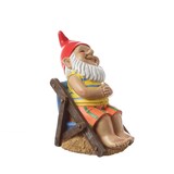 thumbnail of Gartenzwerg im Liegestuhl Dekofigur Gartenfigur Gnom H: 21cm Gartendeko