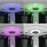 thumbnail of Dampfdusche Duschkabine Sauna Dusche D58-03M2-EC 80x80 cm mit 2K Scheiben Versiegelung