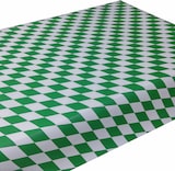 thumbnail of JUNOPAX Papiertischdecke Raute grün-weiß 50m x 1,00m, nass- und wischfest