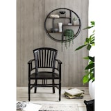 thumbnail of SIT Möbel Wand-Regal rund | 4 Böden | Mango-Holz natur | Altmetall antikschwarz | B 75 x T 20 x H 75 cm | 09231-01 | Serie PANAMA