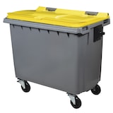thumbnail of ROSSIGNOL Poubelle conteneur 4 roues 660L KOROK gris/jaune