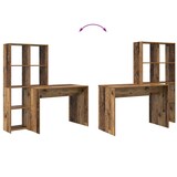 thumbnail of vidaXL Schreibtisch Altholz 138,5 x 55 x 143 cm Holzwerkstoff