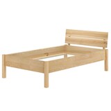 thumbnail of Metallfreies Einzelbett Esche Massivholz 120x200 Holzbett V-60.90-12K