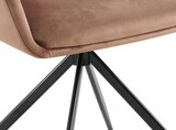 thumbnail of Esszimmerstuhl PELON - Samt Braun 56x62x81 cm | Essstühle Esszimmerstühle Küchenstühle Wohnzimmerstühle