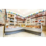 thumbnail of KBS Frischwarentheke 1955x1148x1200 mm mit Maschine und Seitenteilen grau 230 V