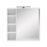 thumbnail of W.Schildmeyer Badmöbel Spiegelschrank LED-Beleuchtung 4 offene Fächer Ablageboden