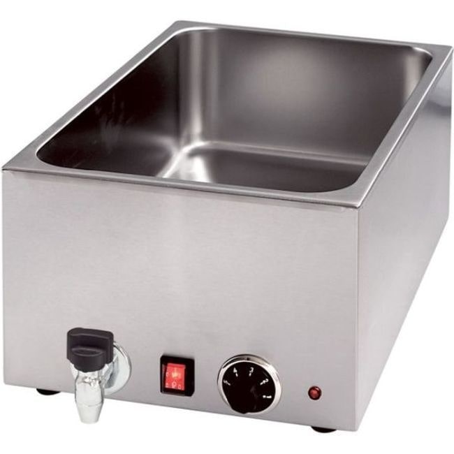 Bain-Marie Mit Ablasshahn Gn1/1 150 Mm Höhe