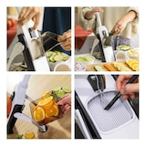 thumbnail of Meridiana Ok Chef, Mandolina XL verde, regolabile, per taglio a fette e julienne, qualità professionale