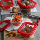 thumbnail of Menastyl - Boite Hermetique Rectangle Cristal 1040ml En Verre Avec Couvercle