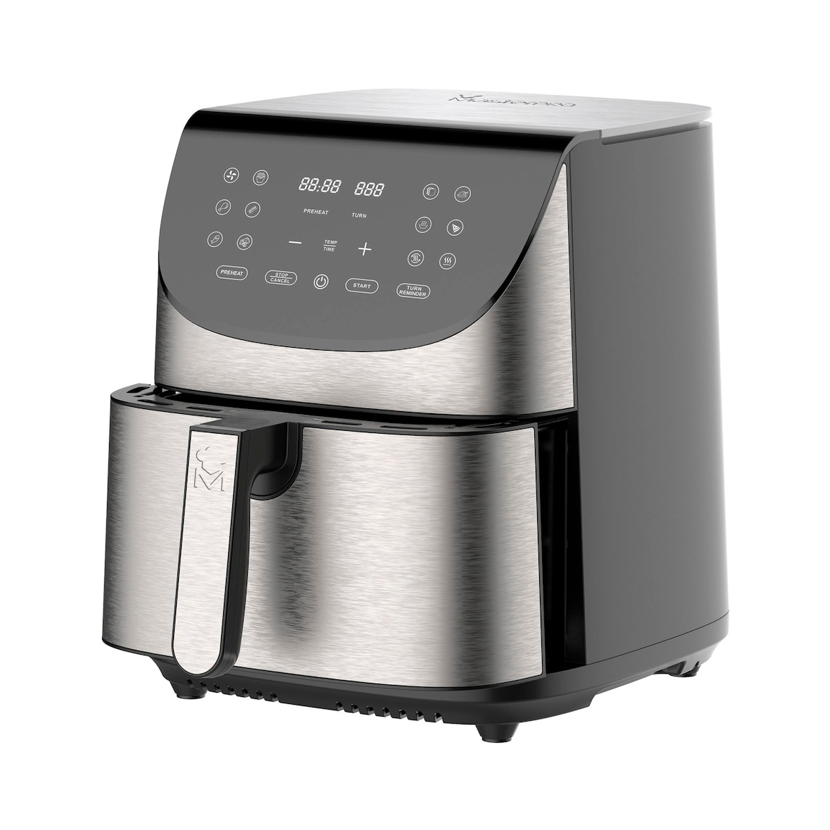 Masterpro - Freidora de aire de 1800W y 7L con 12 programas de cocción, Temperatura ajustable - ROCKET 700