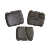 thumbnail of greenbox - Mehrweg Menübehälter" Häppy-Box" 24,5 x 20 x 4,5 cm, HP4, Pfeffer / grau, 15 St.