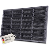 thumbnail of NYVI Outdoor Fußmatte KokosGUARD 45x75 cm Schwarz - Wetterfest, Rutschfest, Robust - Fußabtreter mit Kokosbürsten - Schmutzfangmatte für Außen & Innen