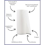 thumbnail of Küchentücher, 32 Rollen á 64 Blatt, 3-lagige Küchenrollen, 100% Zellstoff, saugstarkes Küchenpapier