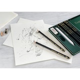 thumbnail of FABER-CASTELL 115220 Graphitstifte HB, 2B, 4B, 6B, 8B, 10B, 12B, 14B 1 Set(A)