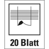 thumbnail of SAX Locher, rot, Stanzleistung: 20 Blatt, mit Anschlagschiene