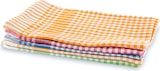 thumbnail of 5er Set Geschirrhandtuch aus 100 % Baumwolle, kariert, gemischt, 50/70 cm