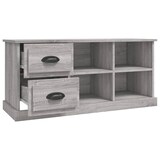 thumbnail of Mueble de TV madera contrachapada gris Sonoma 102x35,5x47,5 cm