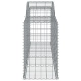 thumbnail of vidaXL Gabionen mit Hochbogen 4 Stk. 300x50x80/100 cm Verzinktes Eisen